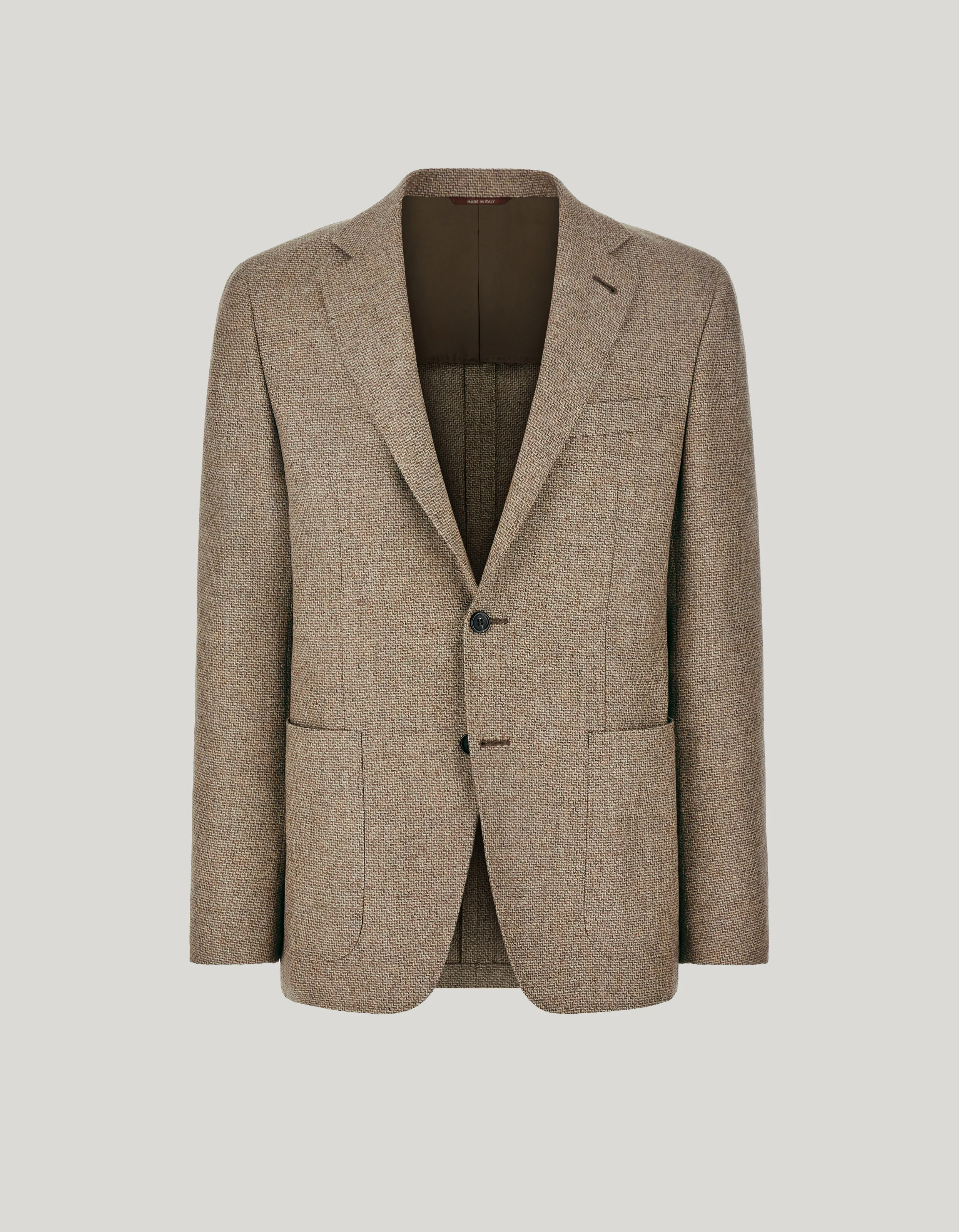 BEIGE PURE WOOL KEI JACKET - 1