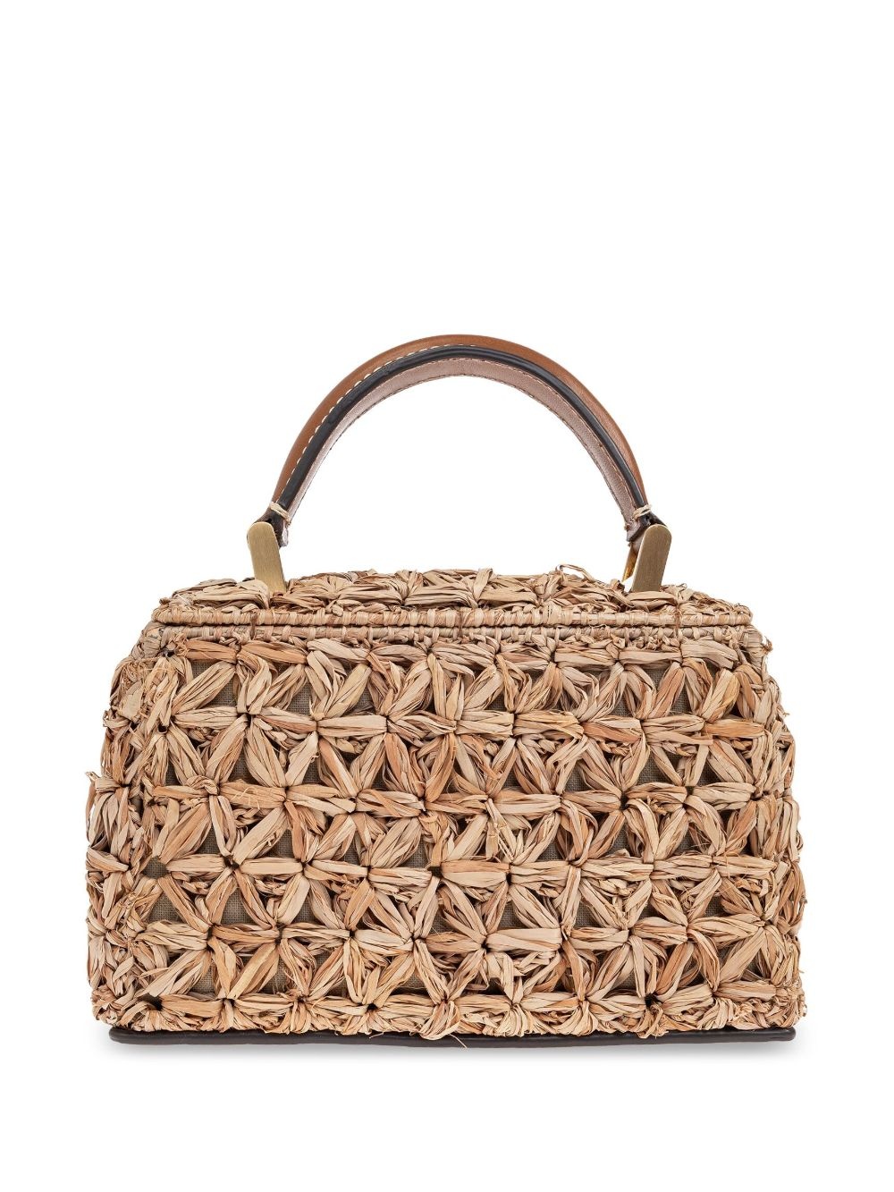 raffia tote bag - 3