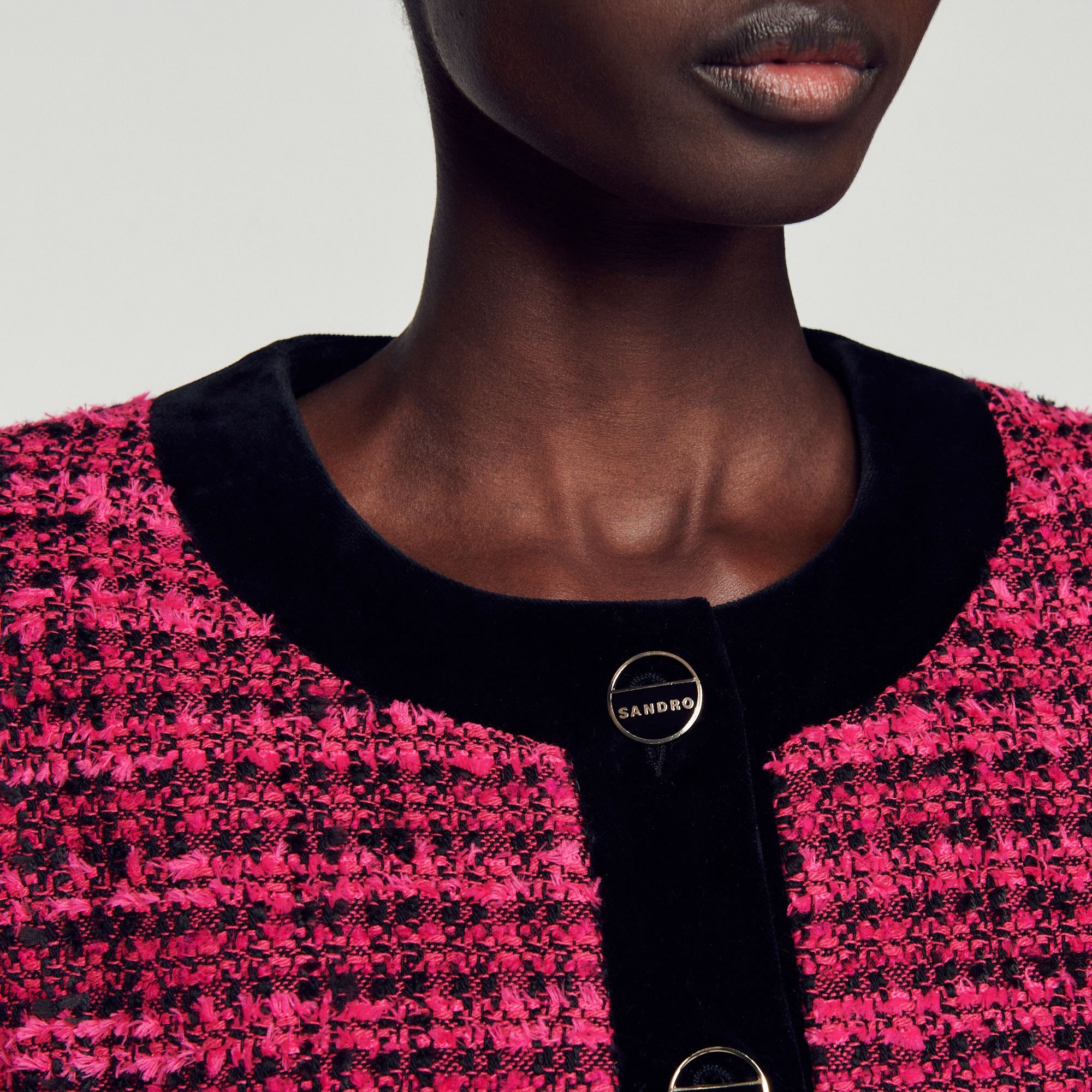 Cropped tweed jacket - 4