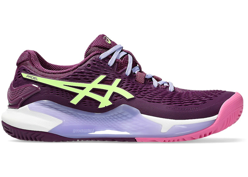 ASICS 젤 해결책 9 Padel Deep Mauve Lime 녹색 (여자) 1