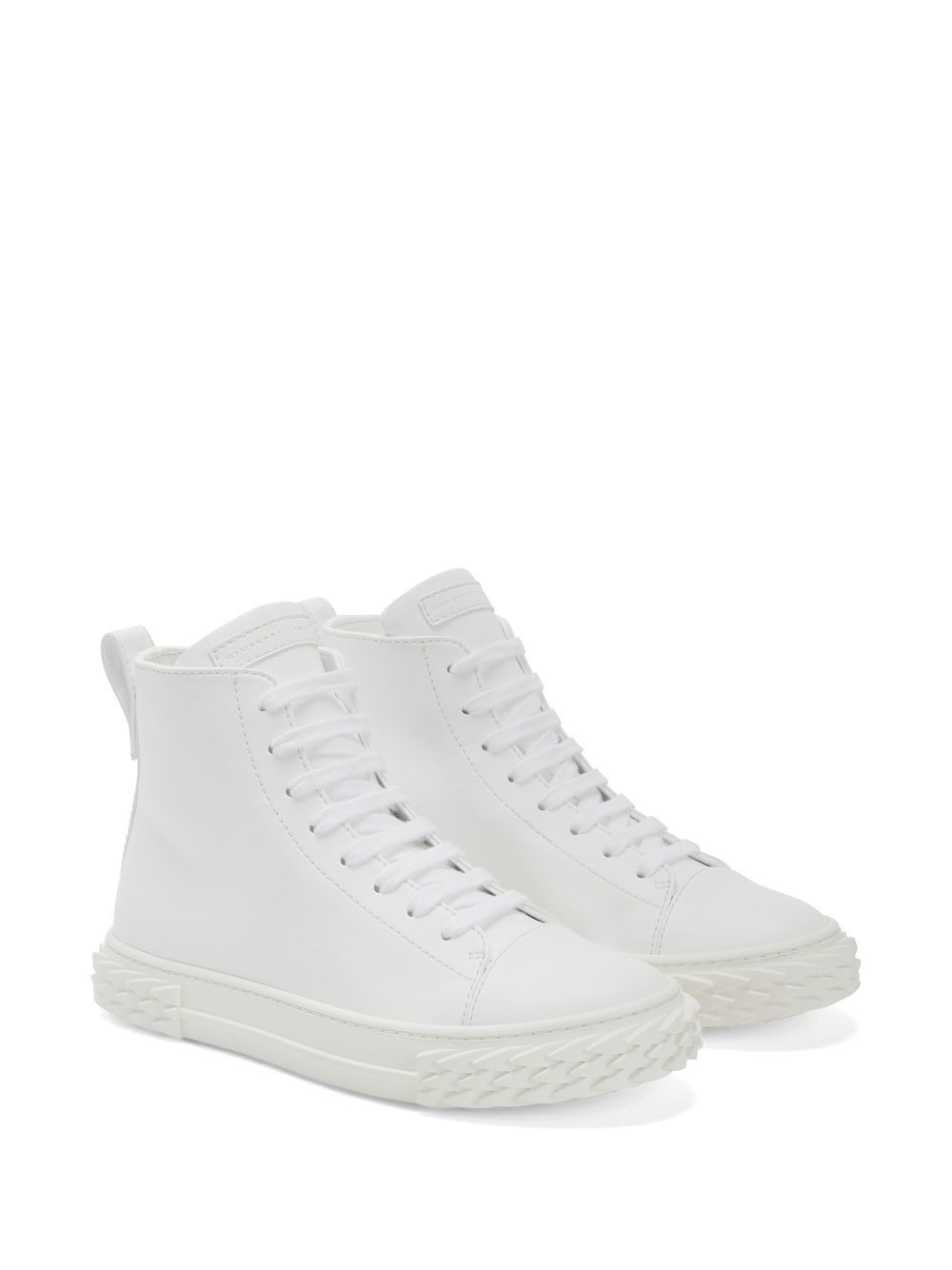 logo-patch high-top trainers - 2