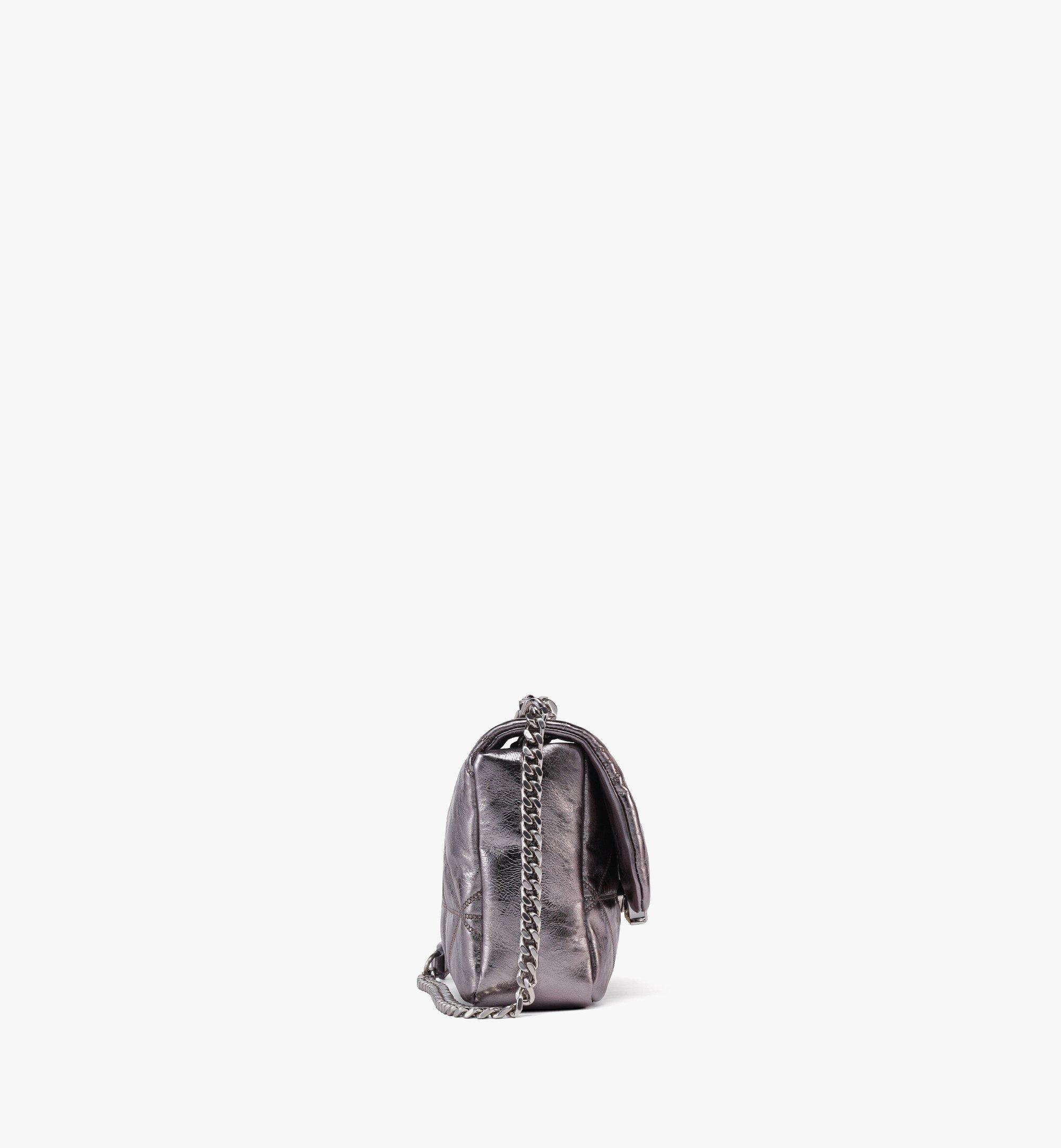 Travia Quilted Shoulder Bag in Crushed Calf Leather - 2