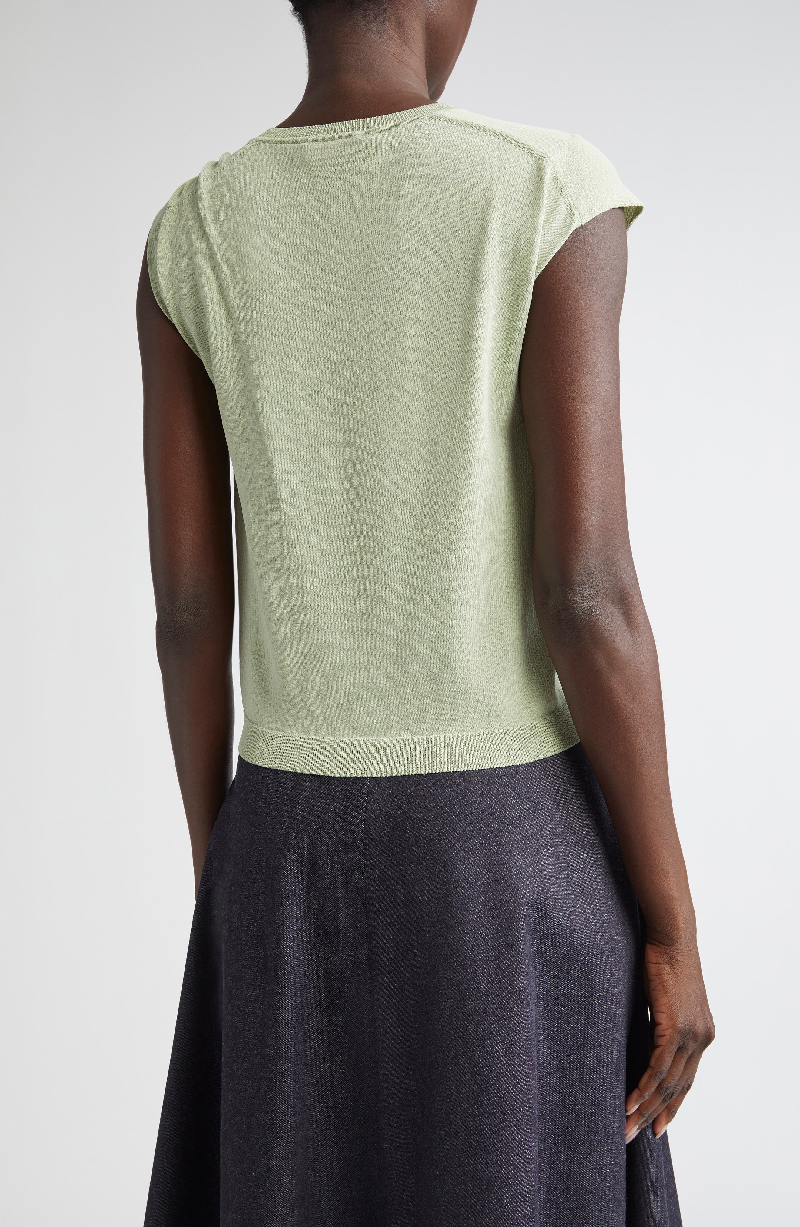 Altuzarra Rinaldi Asymmetric Cap Sleeve Sweater in Ophelia at Nordstrom - 3