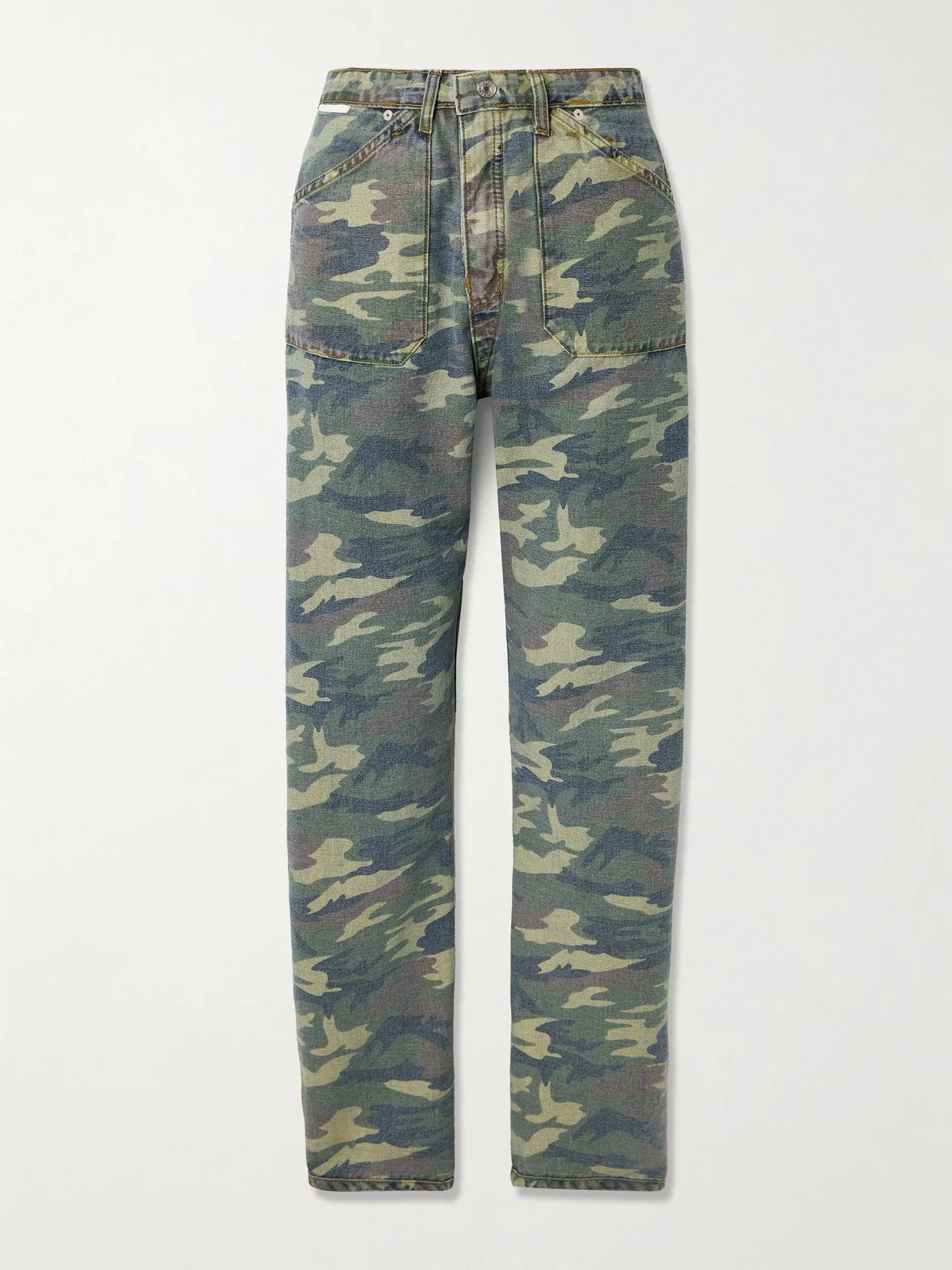 The Rewind Reversible High-rise Wide-leg Organic Jeans - 1
