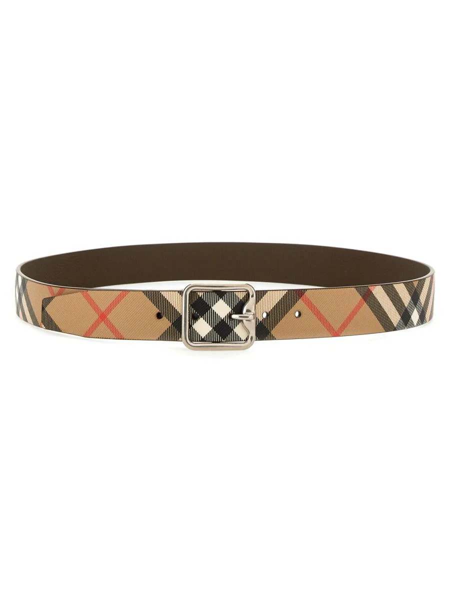 Burberry Reversible Belt "Check B" - 1
