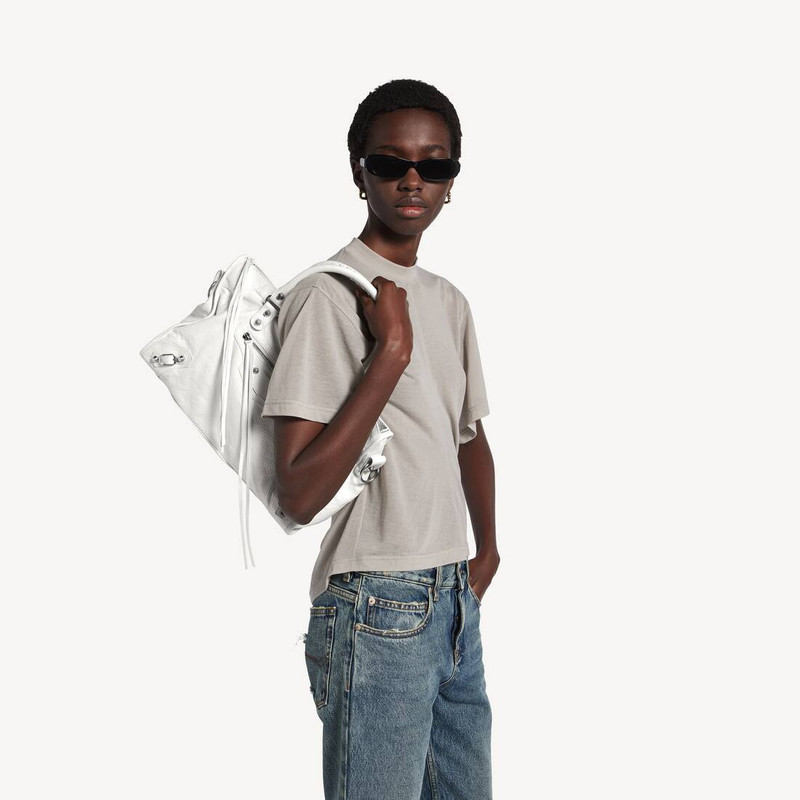 Le City Medium Bag in White 8