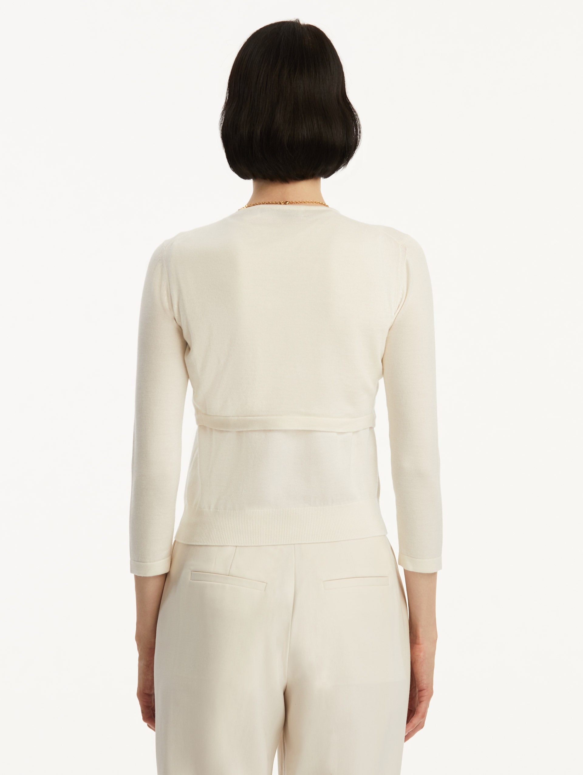 WOOL-BLEND BOLERO - 4