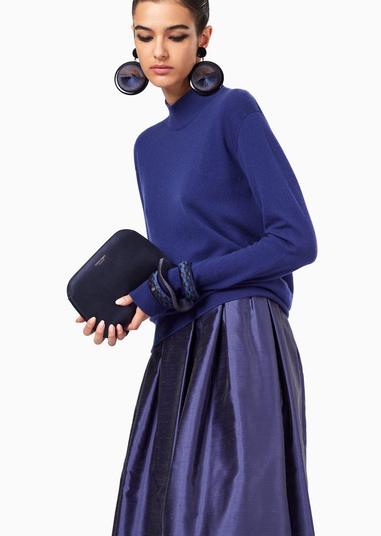 Satin La Prima clutch bag - 6