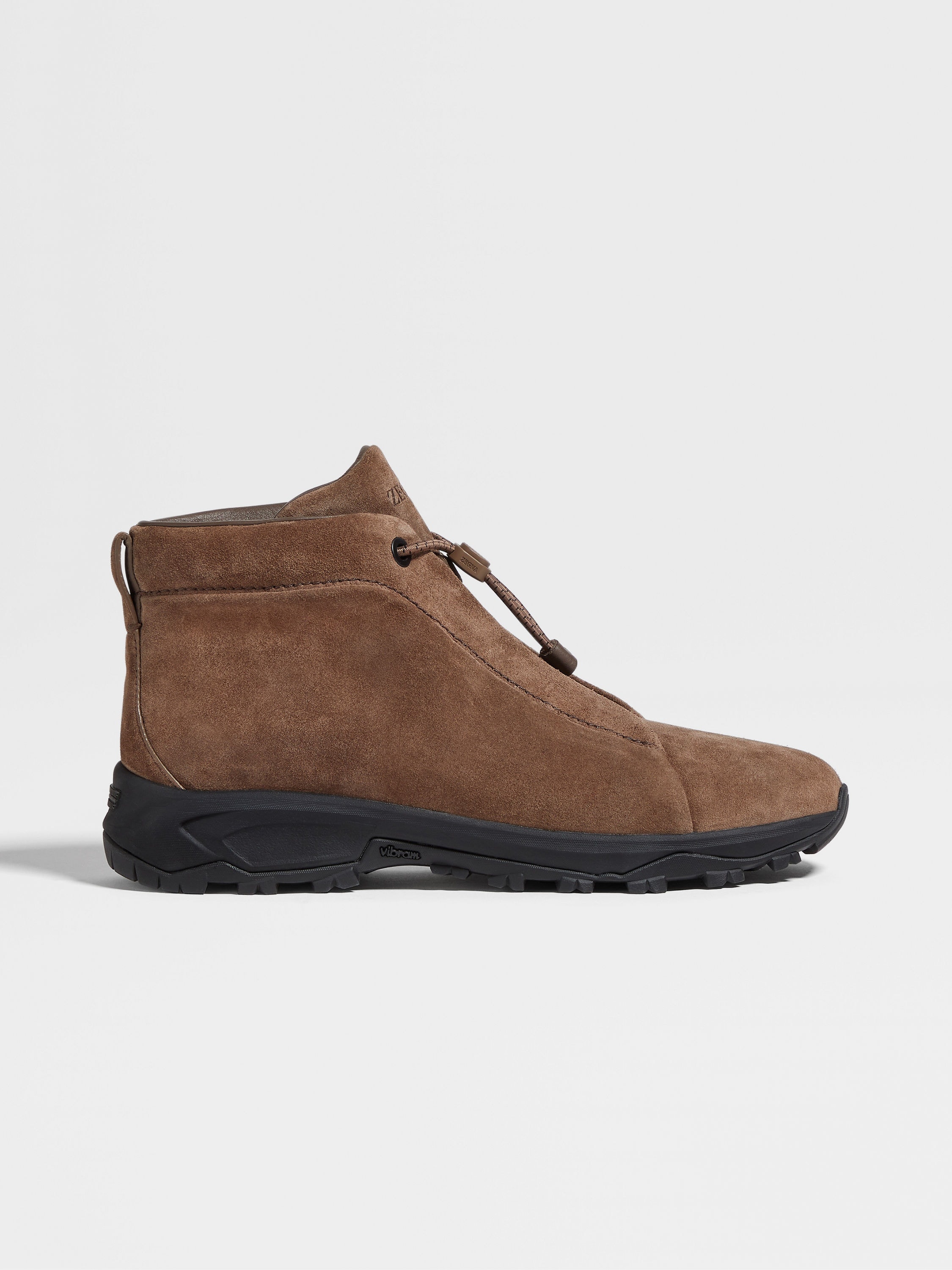 BROWN SUEDE TRIPLE STITCH™ VETTA SNEAKERS - 5