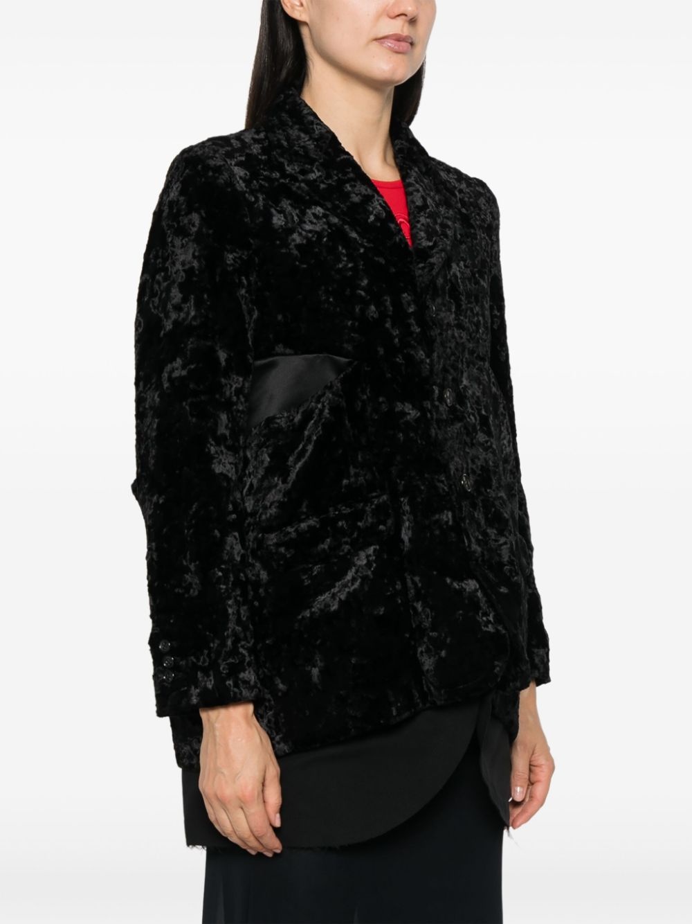 velvet blazer - 3