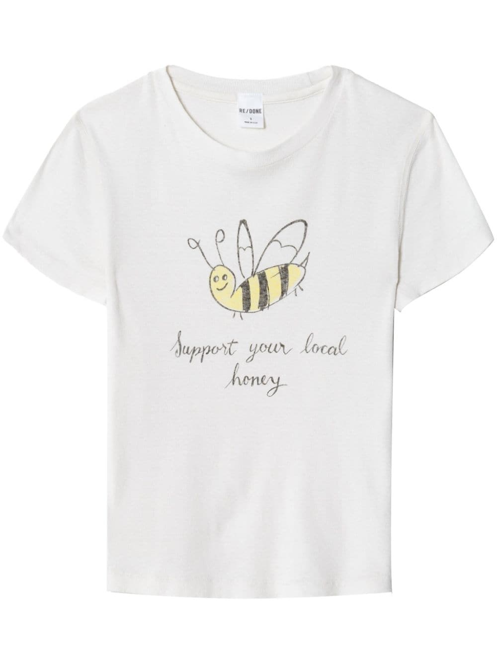 90s Baby Local Honey-print T-shirt - 1