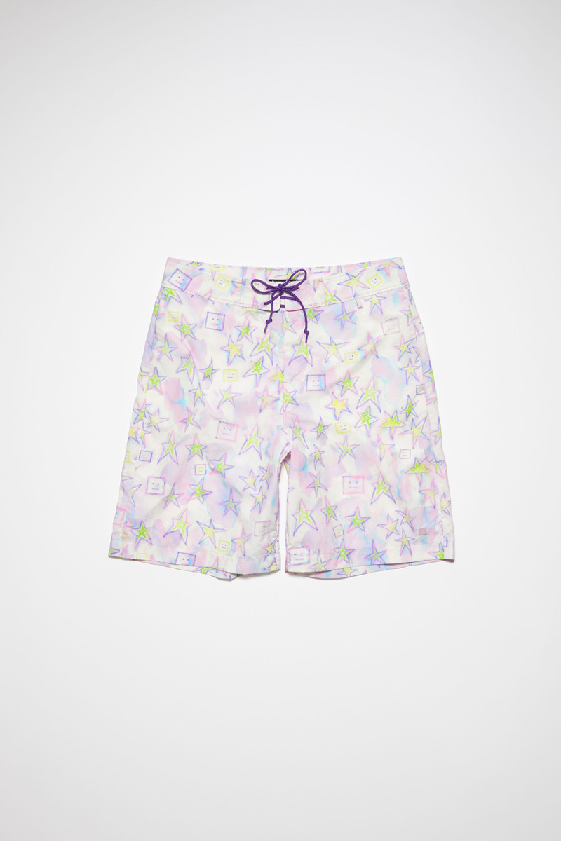 Printed swim shorts - Pale pink/multi 6