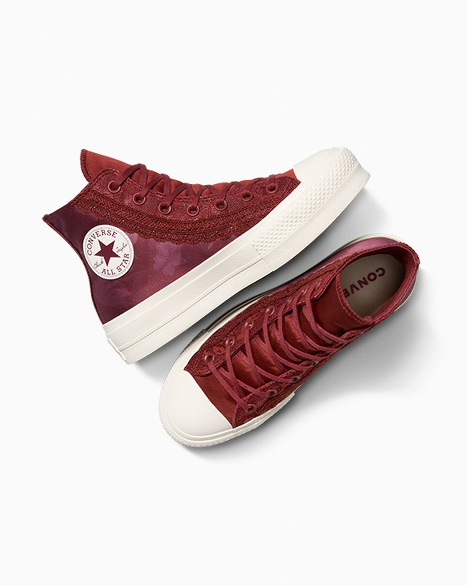 Chuck Taylor All Star Lift Platform Floral Satin - 5