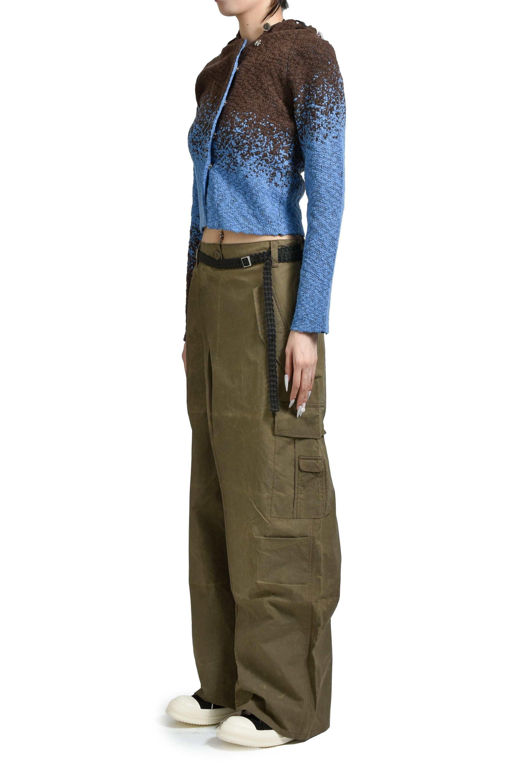 CARGO WRAP PANTS / TAUPE - 4