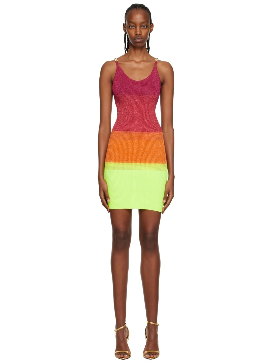 Multicolor Degradé Minidress - 1