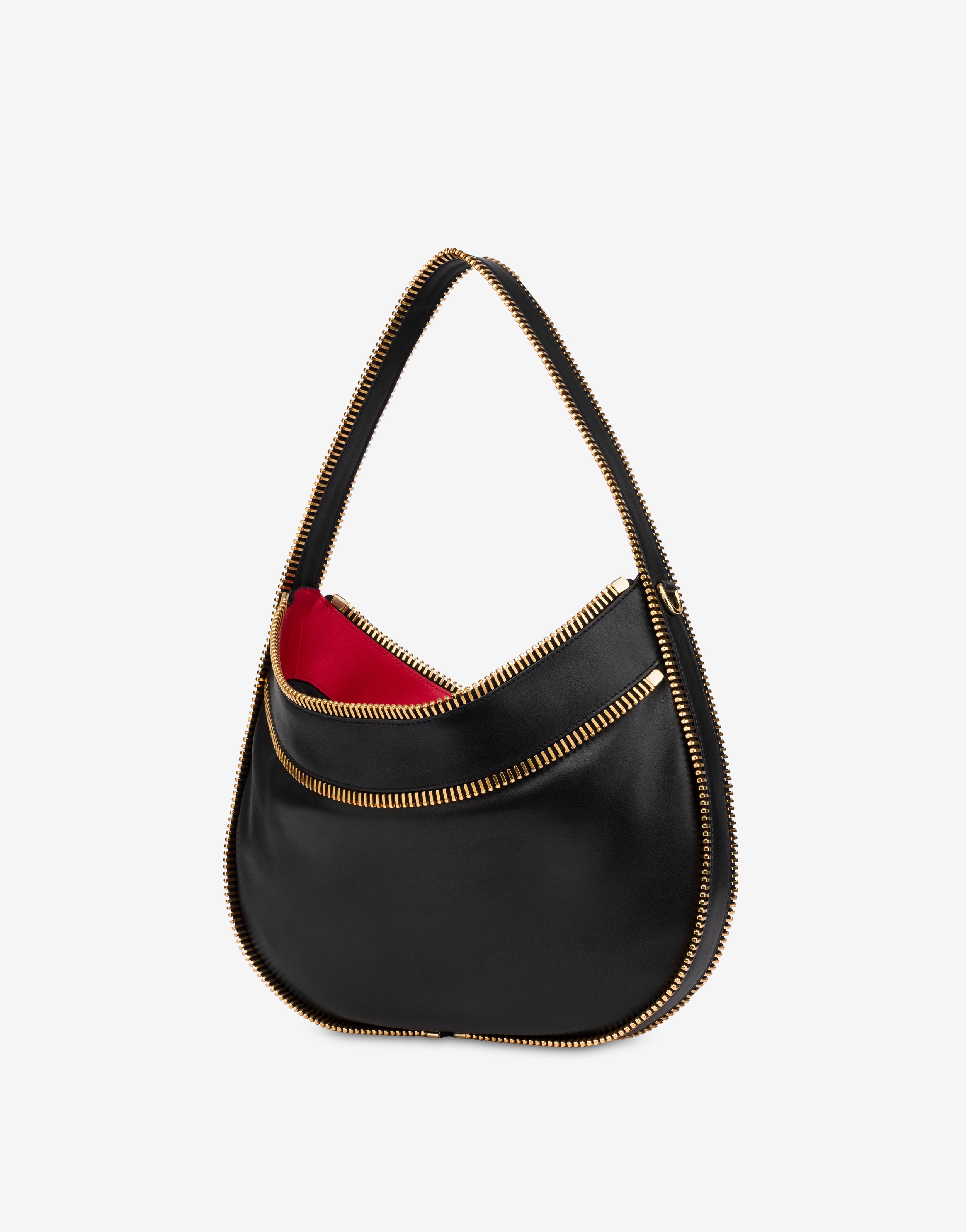 MOSCHINO RIDER CALFSKIN HOBO BAG - 2