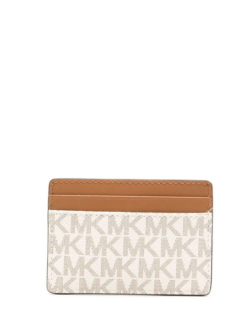MICHAEL KORS monogram-print faux-leather wallet outlook