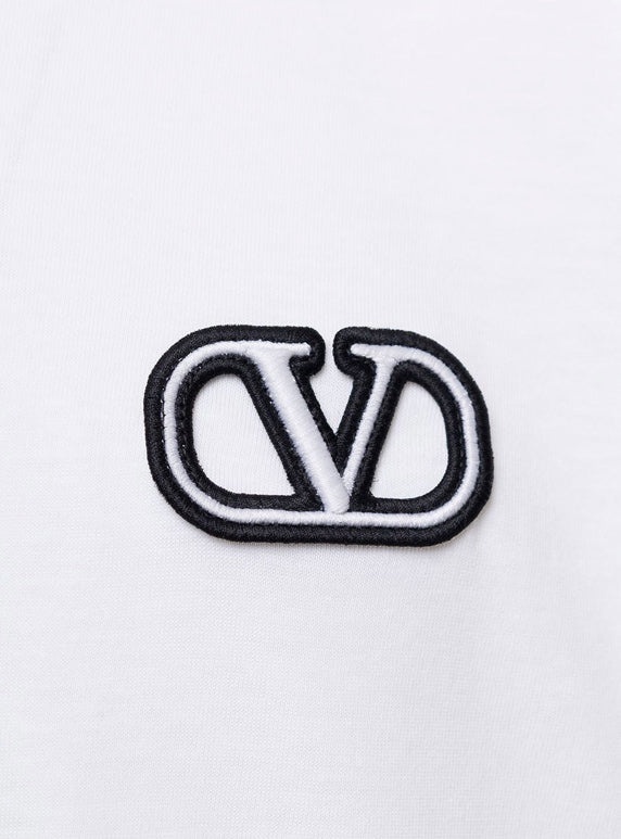 Valentino Garavani cotton t-shirt with Vlogo - 3