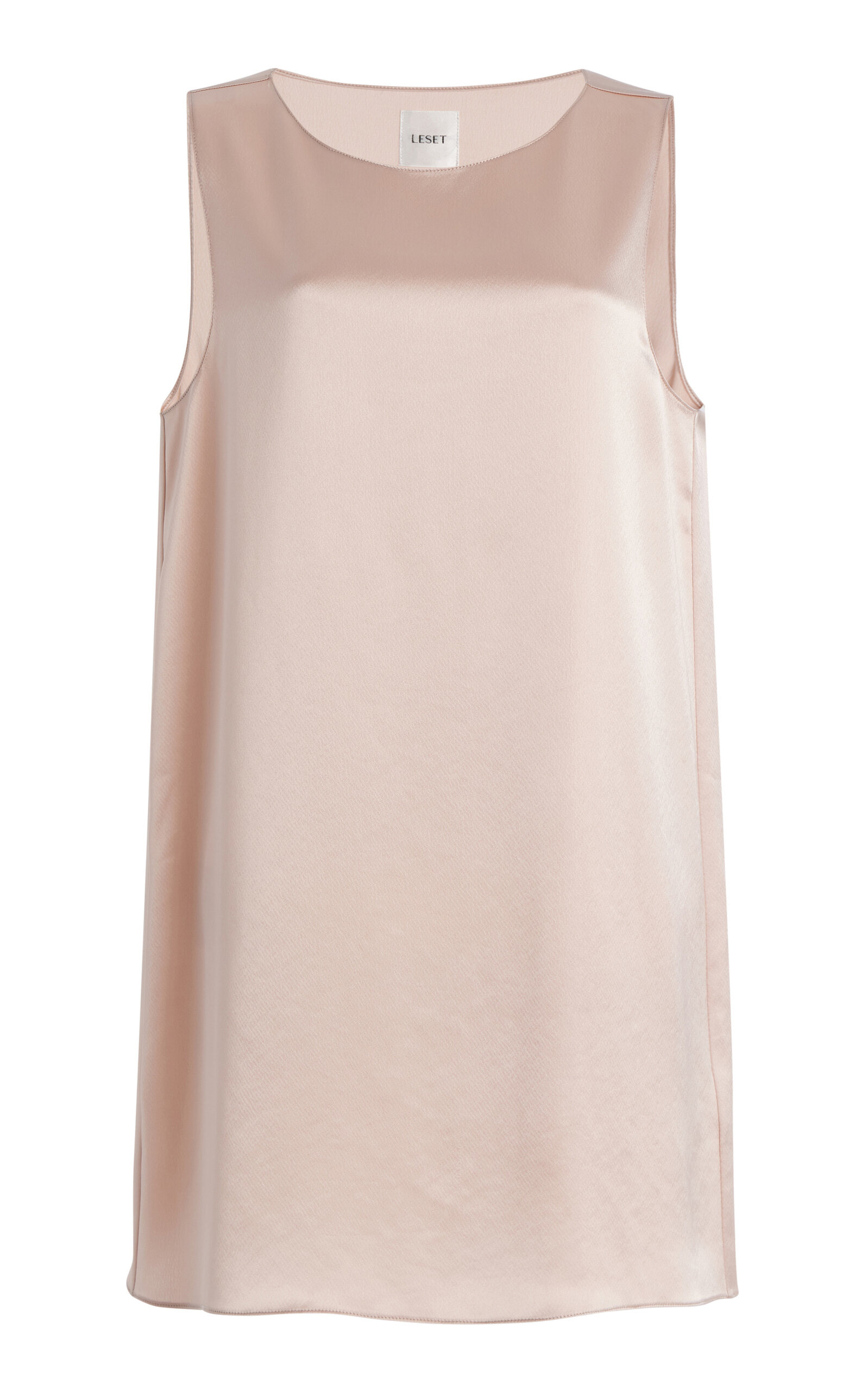 Barb Satin Mini Dress pink - 1