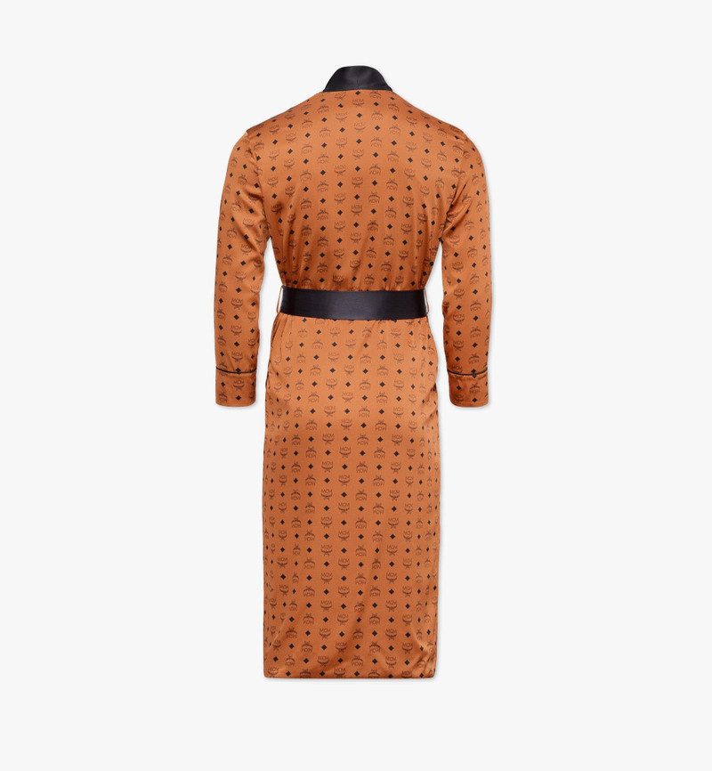 Classic Logo Silk Reversible Robe 3