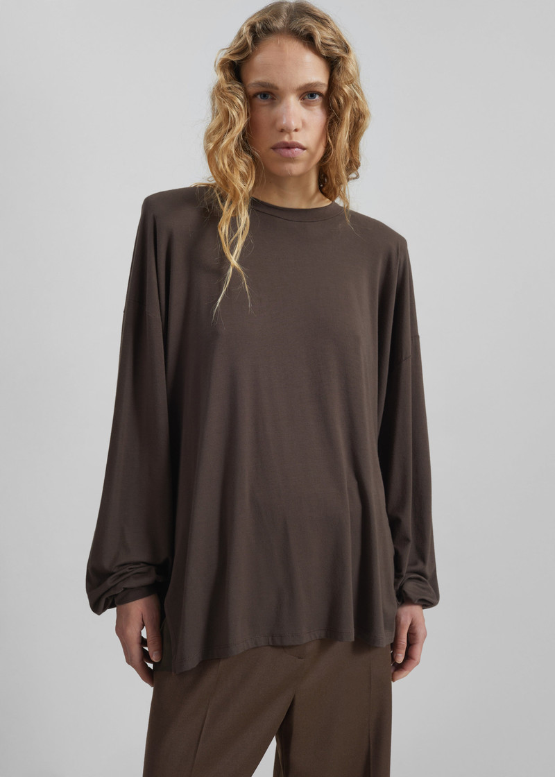 Ravvi Soft Padded Top - Brown 3