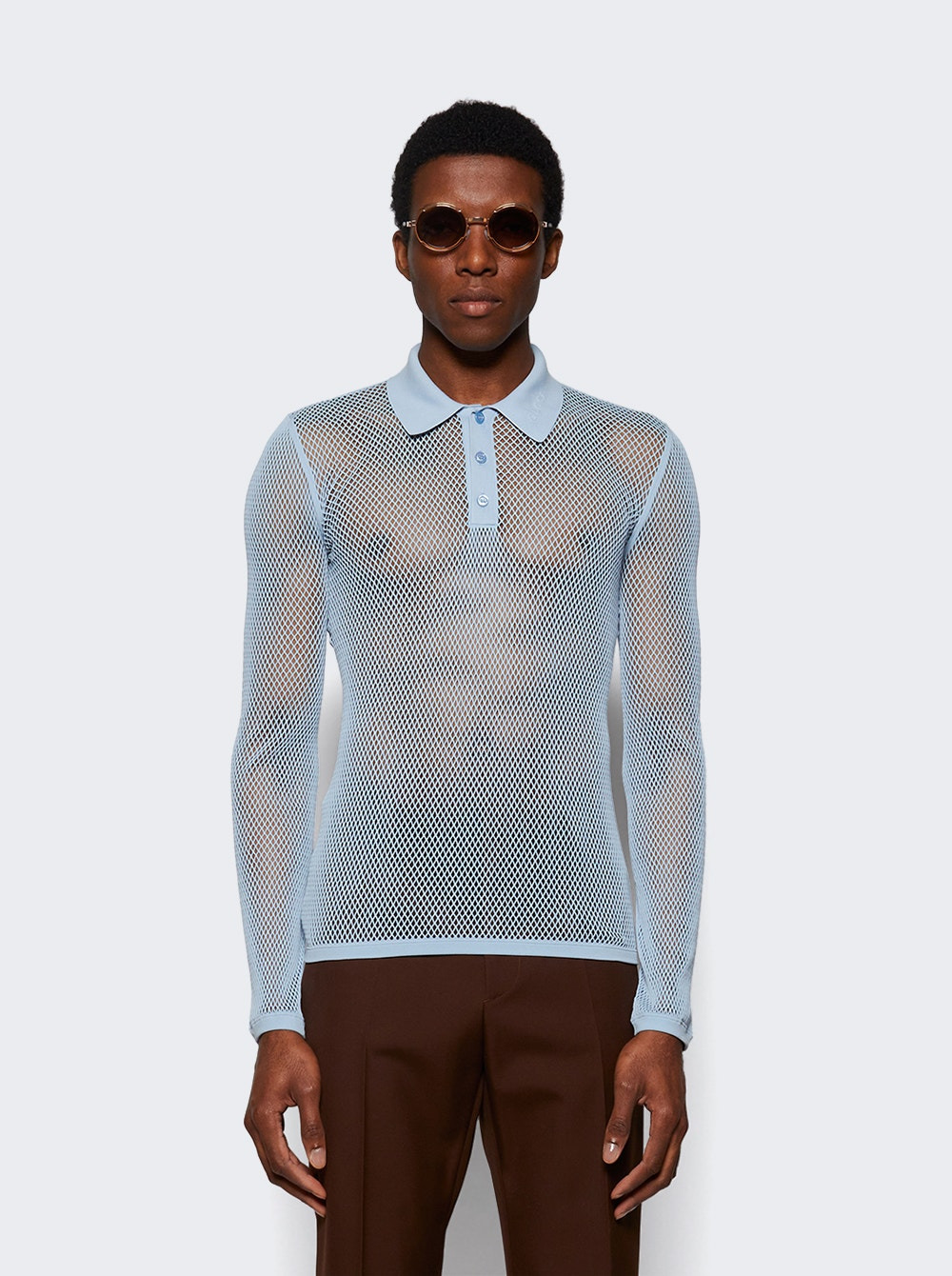 Long Sleeve Polo Petroleum Blue - 2