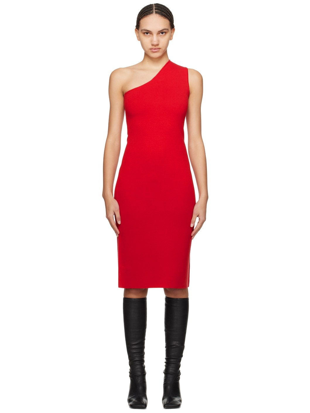Red Palma Midi Dress - 1