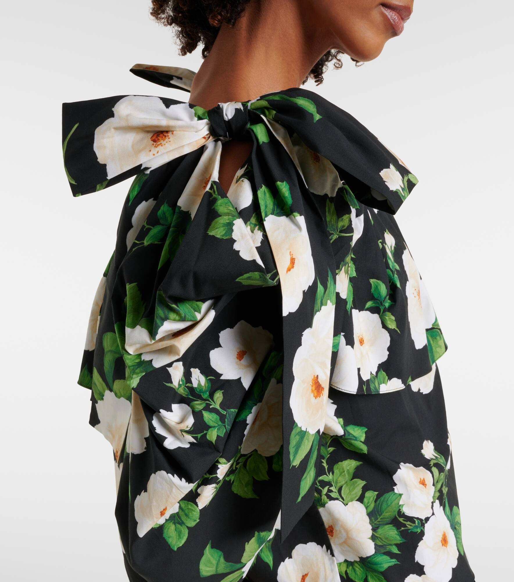 Floral off-shoulder top - 5