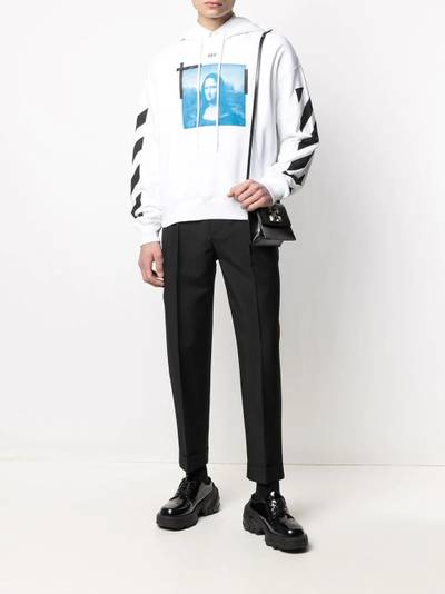 Off-White Mona Lisa drawstring hoodie outlook