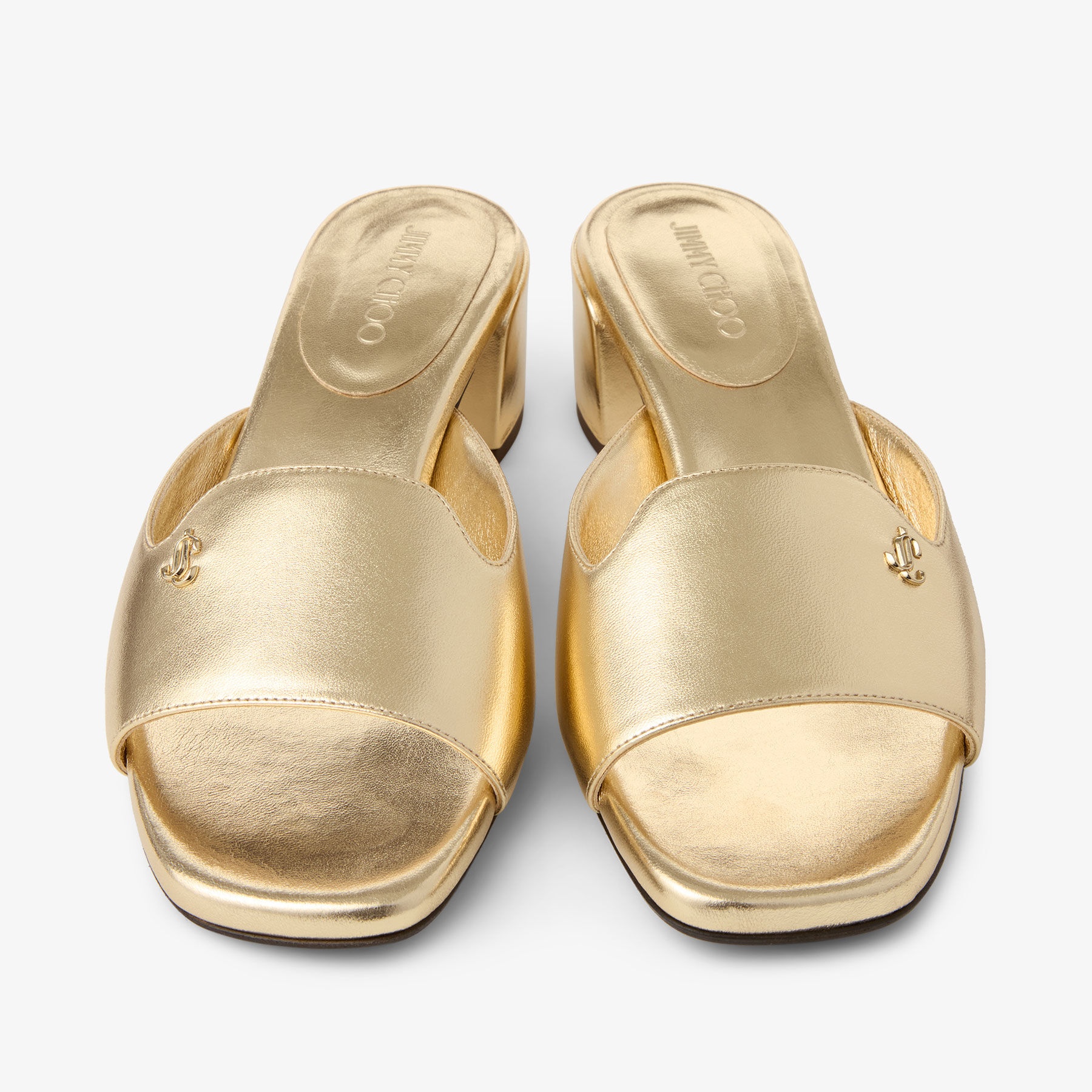 Dina 45
Gold Metallic Leather Mule Sandals - 4