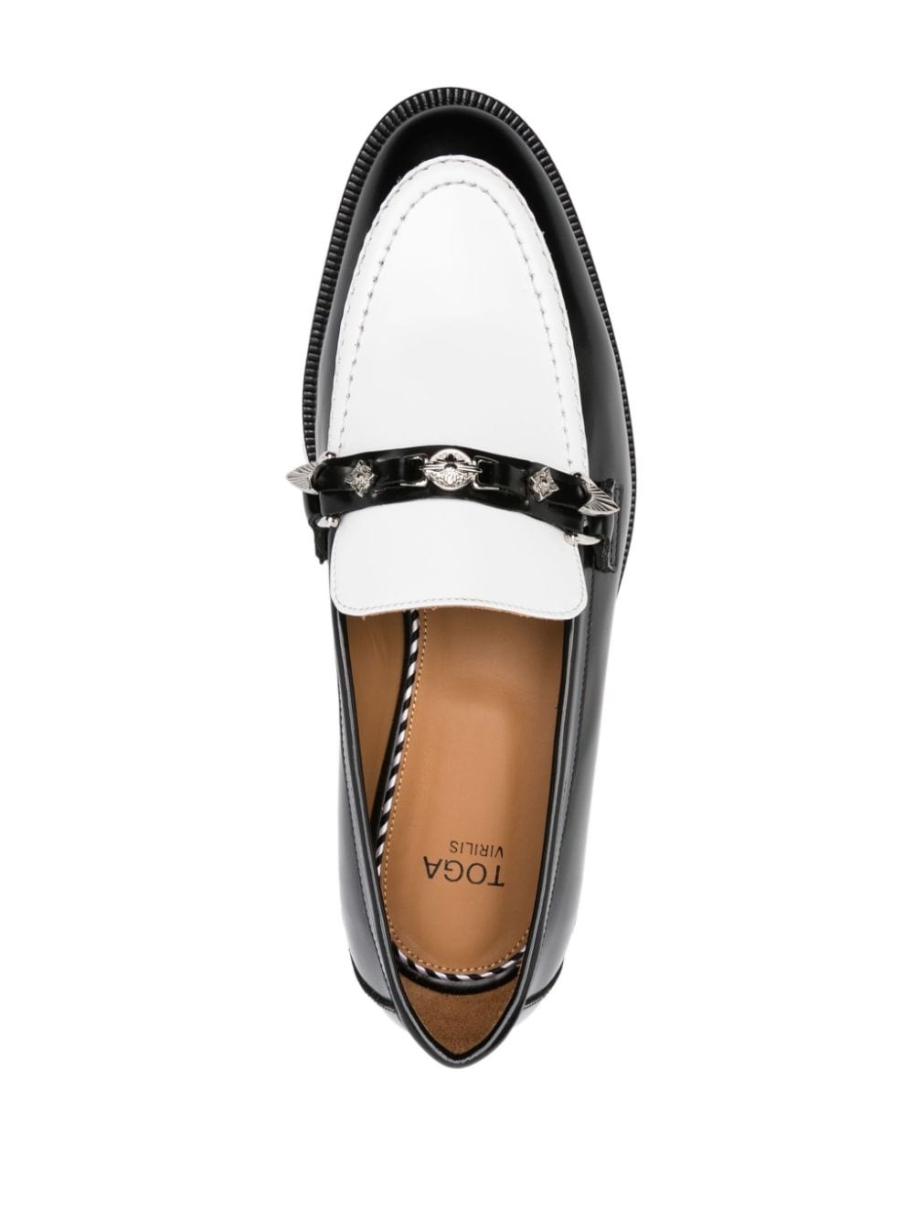 stud-detailing loafers - 4