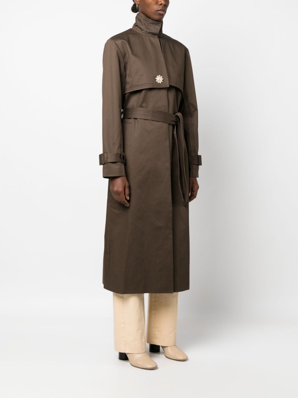 Rudolf belted trench coat - 3