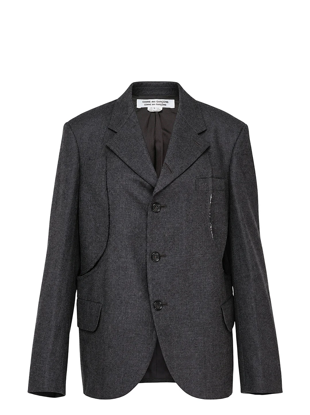Single-Breasted Tailored Blazer - 1