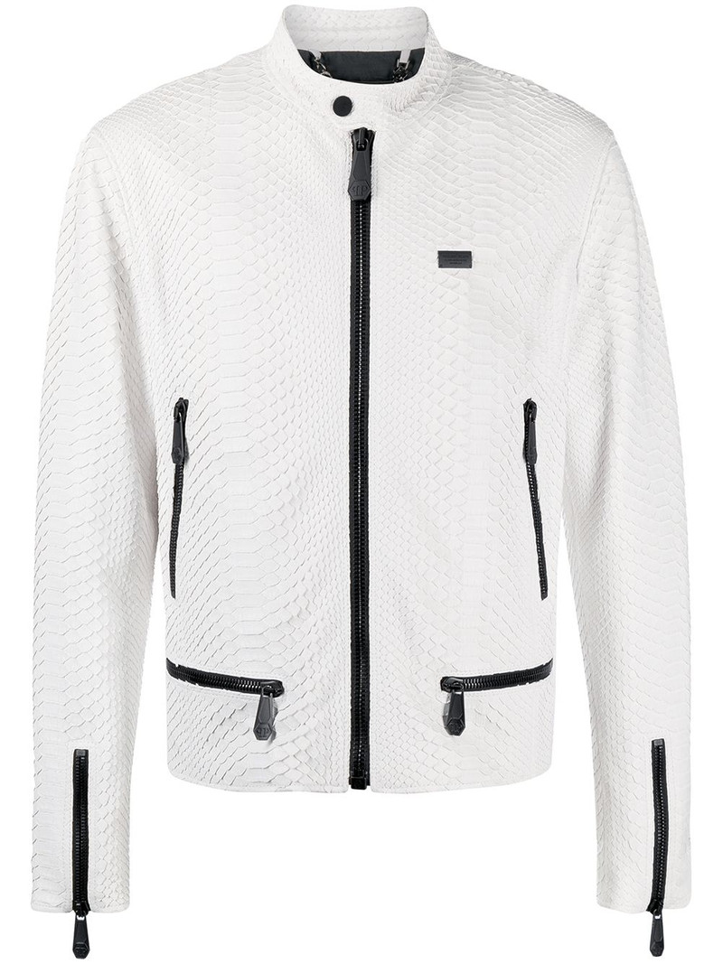 contrast zip jacket 1