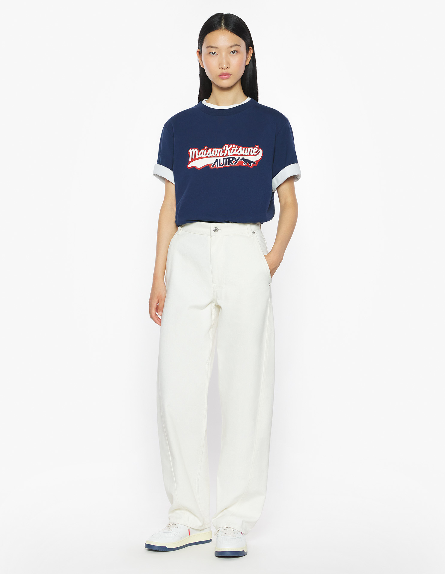 MAISON KITSUNE x AUTRY VARSITY TEE-SHIRT - 5