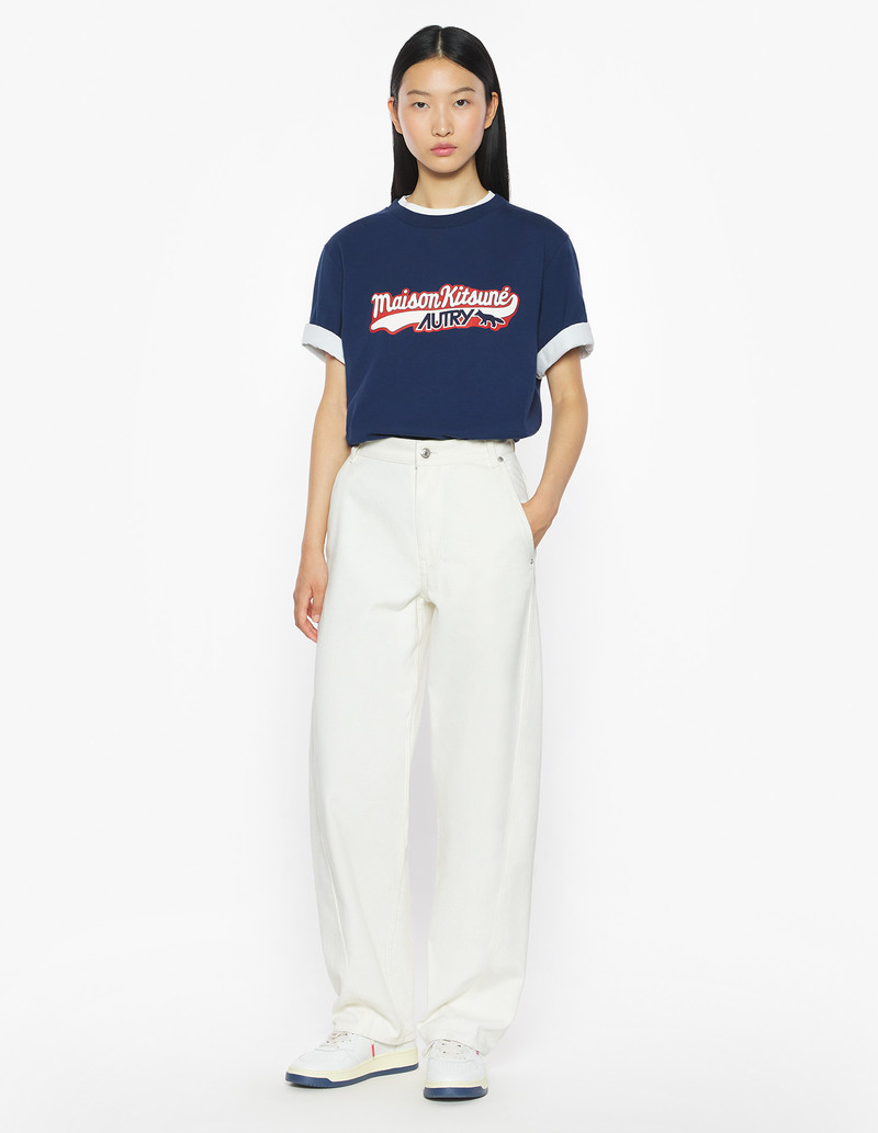 MAISON KITSUNE x AUTRY VARSITY TEE-SHIRT 5