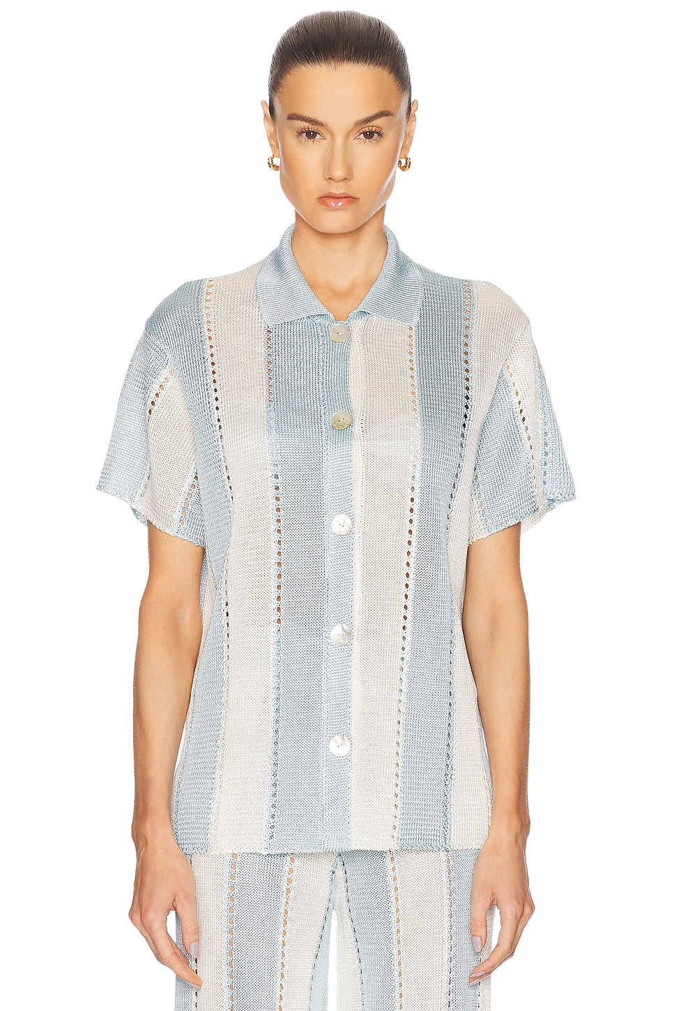 Cabana Stripe Short Sleeve Shirt - 2