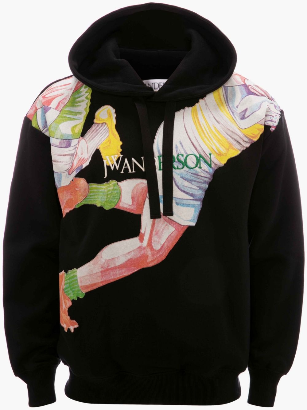 CLASSIC RUGBY PRINT HOODIE - 1