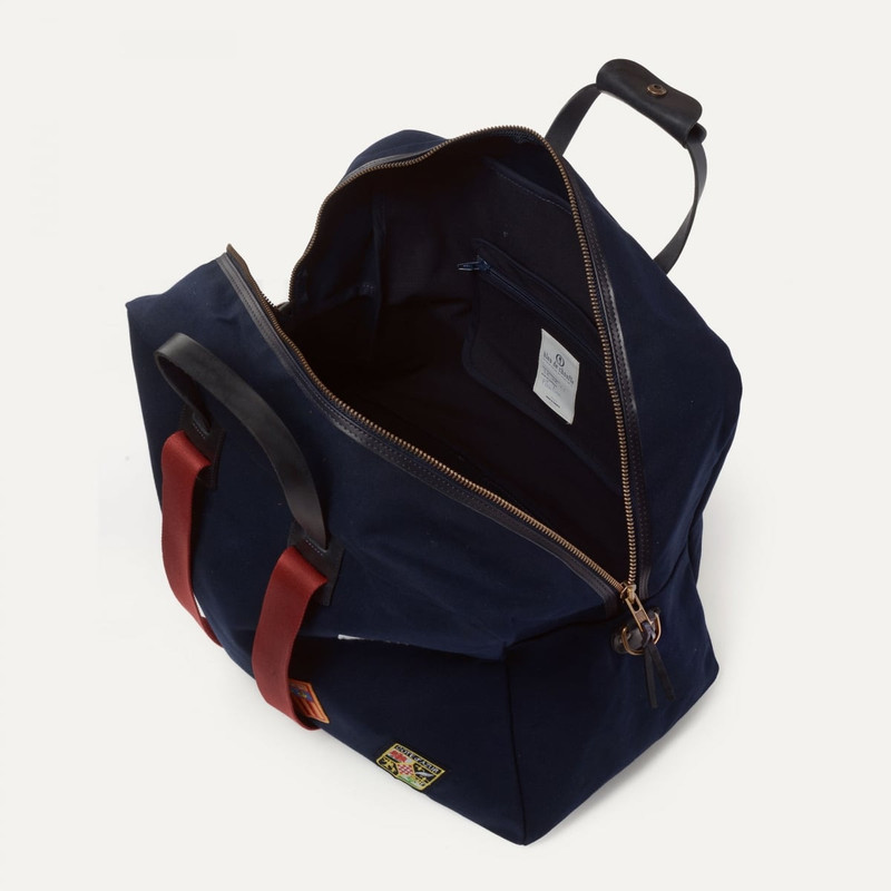 MISSAK AVIATOR TRAVEL BAG - BLUE EMBLEMS 4
