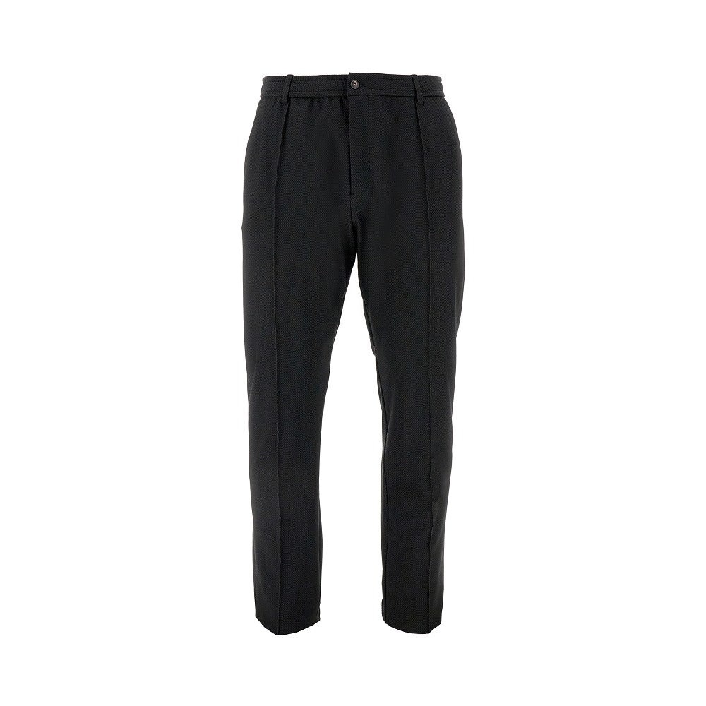 JACQUARD TECHNICAL JERSEY PANTS - 1