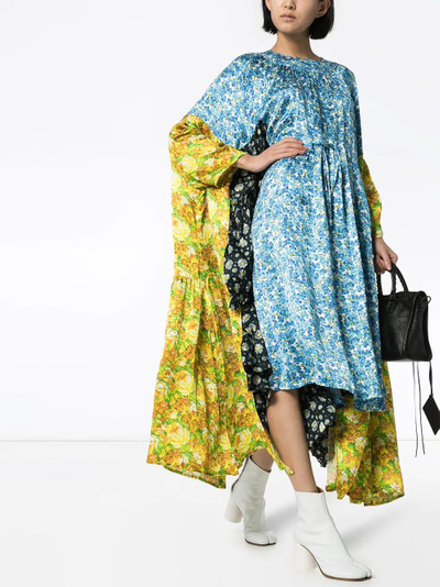 VETEMENTS floral-print midi dress outlook