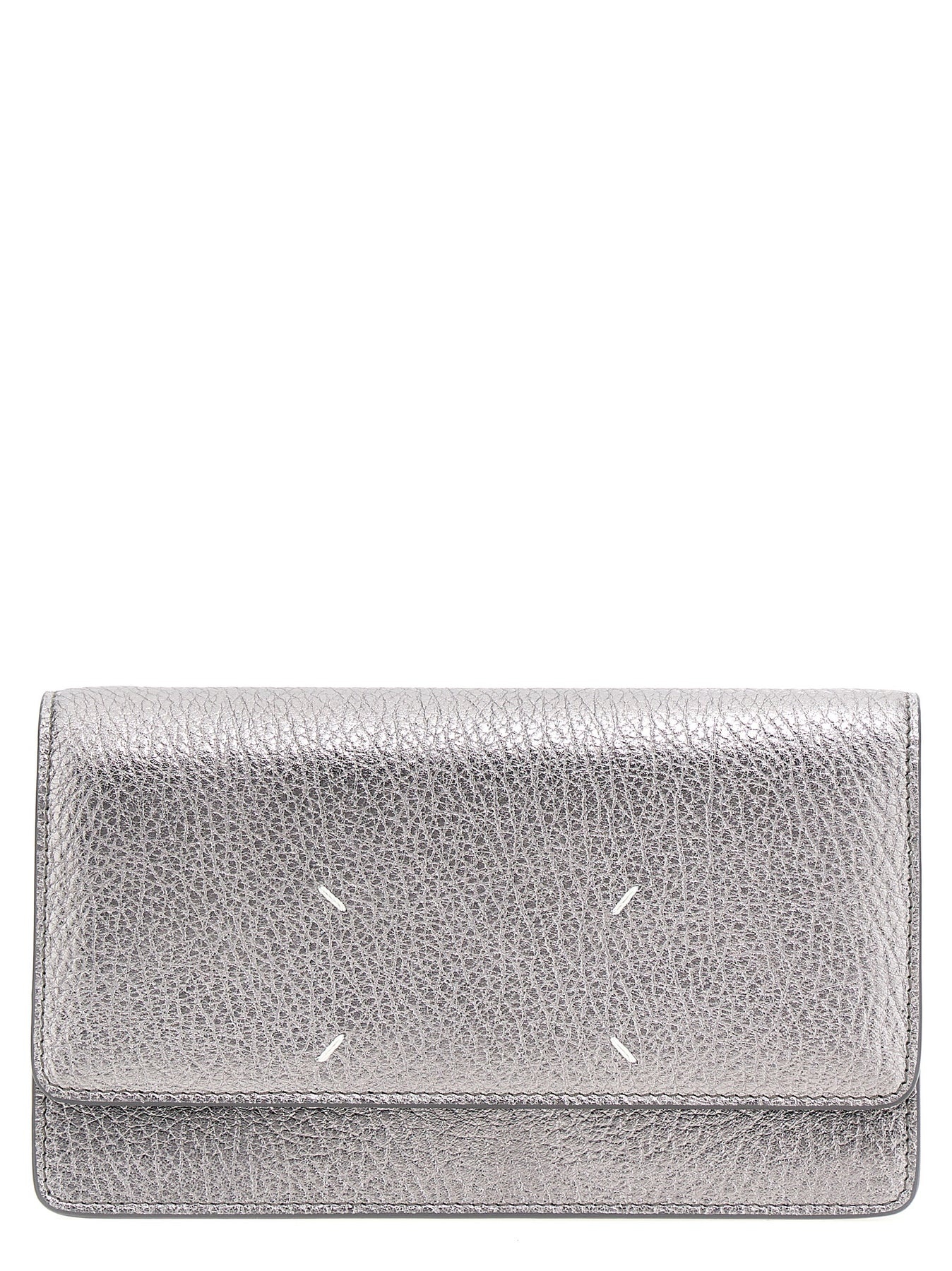 Four Stitches Wallets, Card Holders Silver - 1