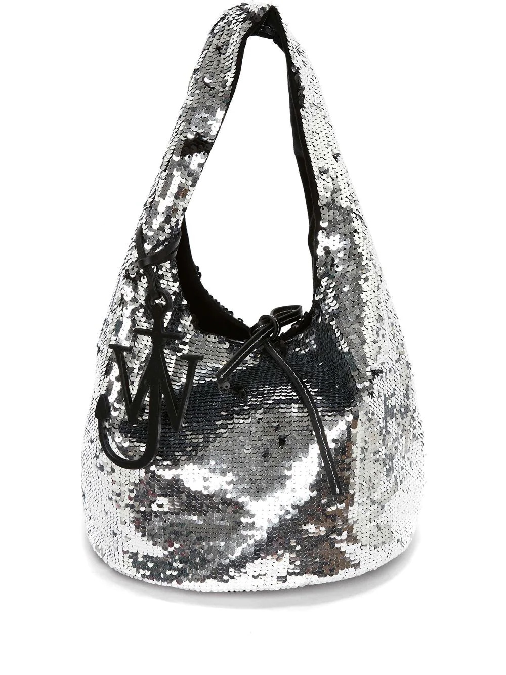 sequin-embellished tote bag - 1