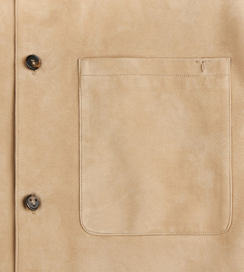 JACKET IN SUEDE - 베이지 8