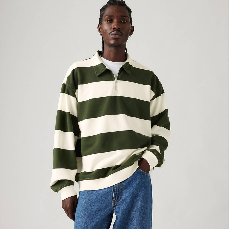 Levi's QUARTER ZIP COLLAR CREWNECK SWEATSHIRT outlook