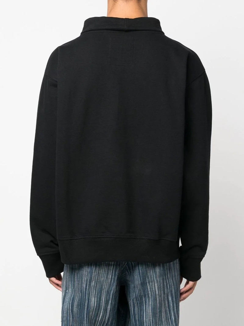 roll-neck logo-print sweatshirt 4