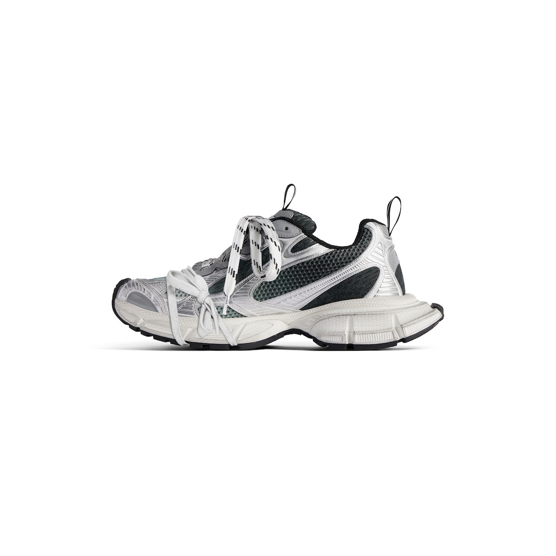 Men's 3xl Gradient Sneaker  in Black/grey/white - 4