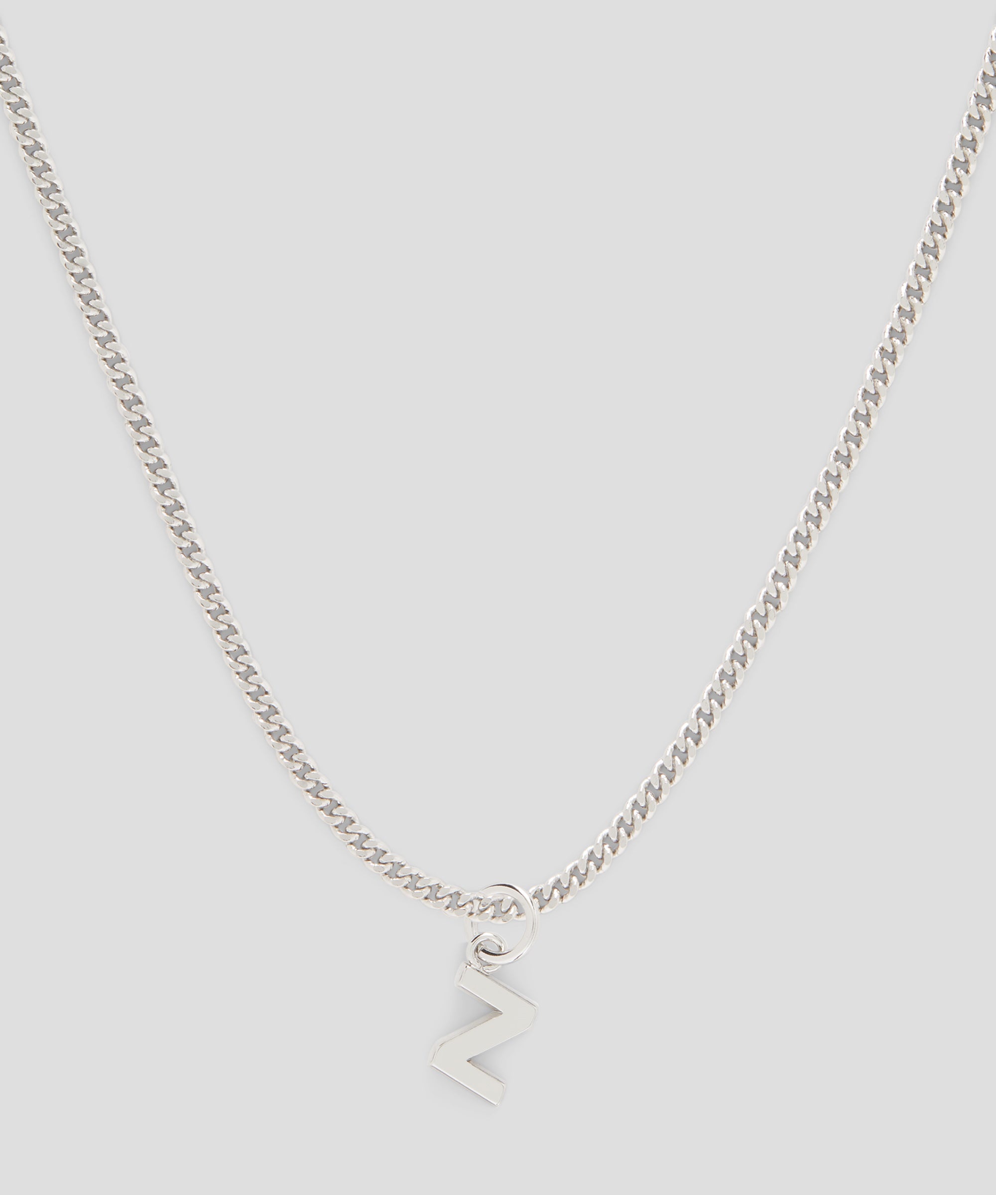 Brass letter Z charm - 2