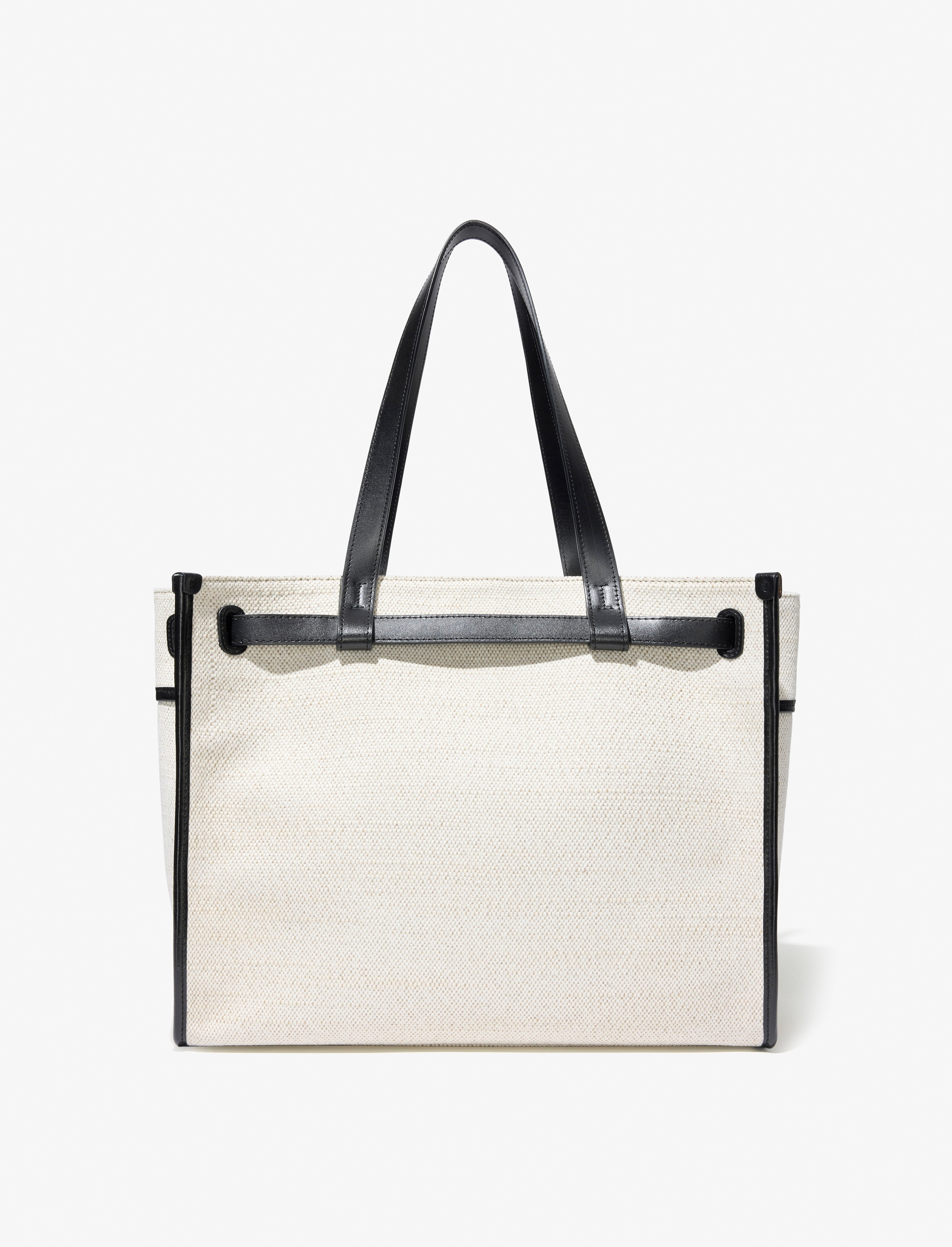 Belted Tote in Canvas - 3