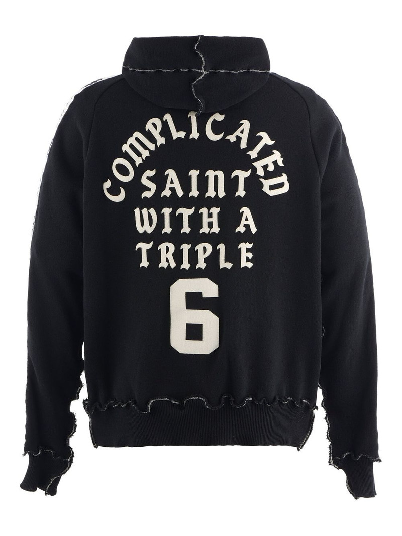 SAINT M×××××× x A LOVE MOVEMENT appliqué hoodie outlook